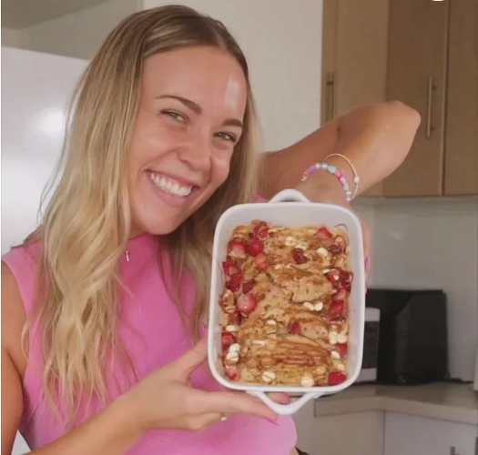 High-Protein Crumpet Bake