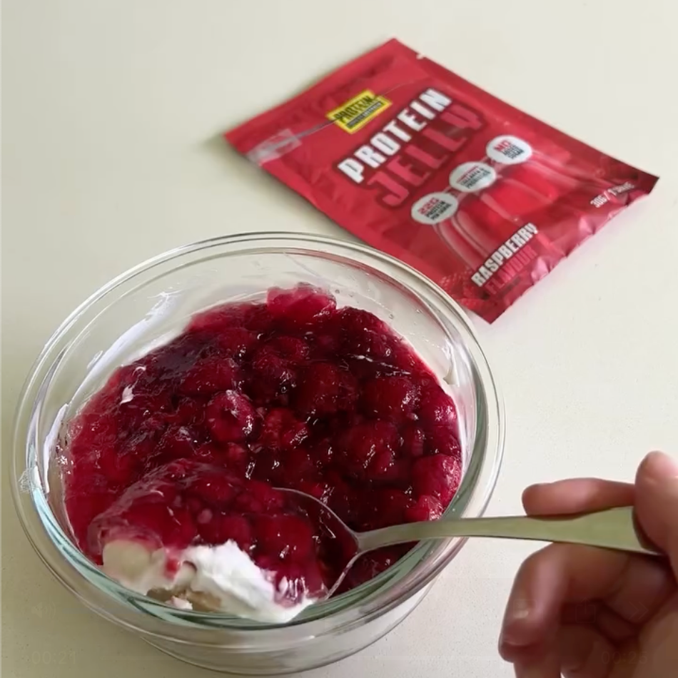 Raspberry Jelly Weet-Bix Overnight Breakfast
