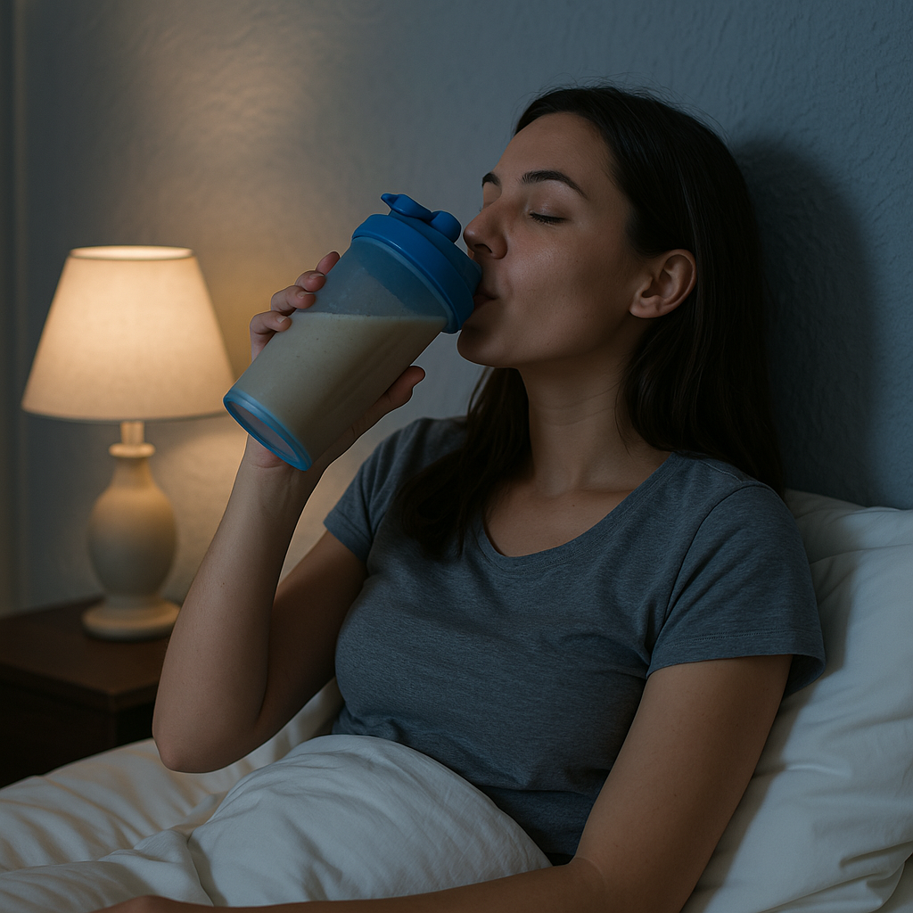 Should You Be Drinking Protein Before Bed?