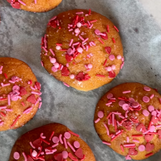 Strawberry Protein Cookies