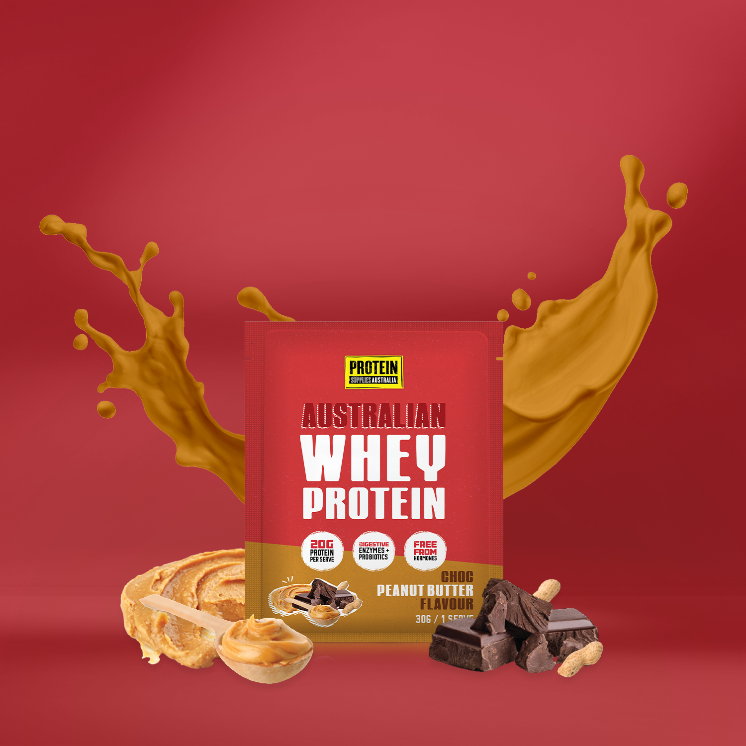 SAMPLE AUSTRALIAN WHEY PROTEIN - CHOC PEANUT