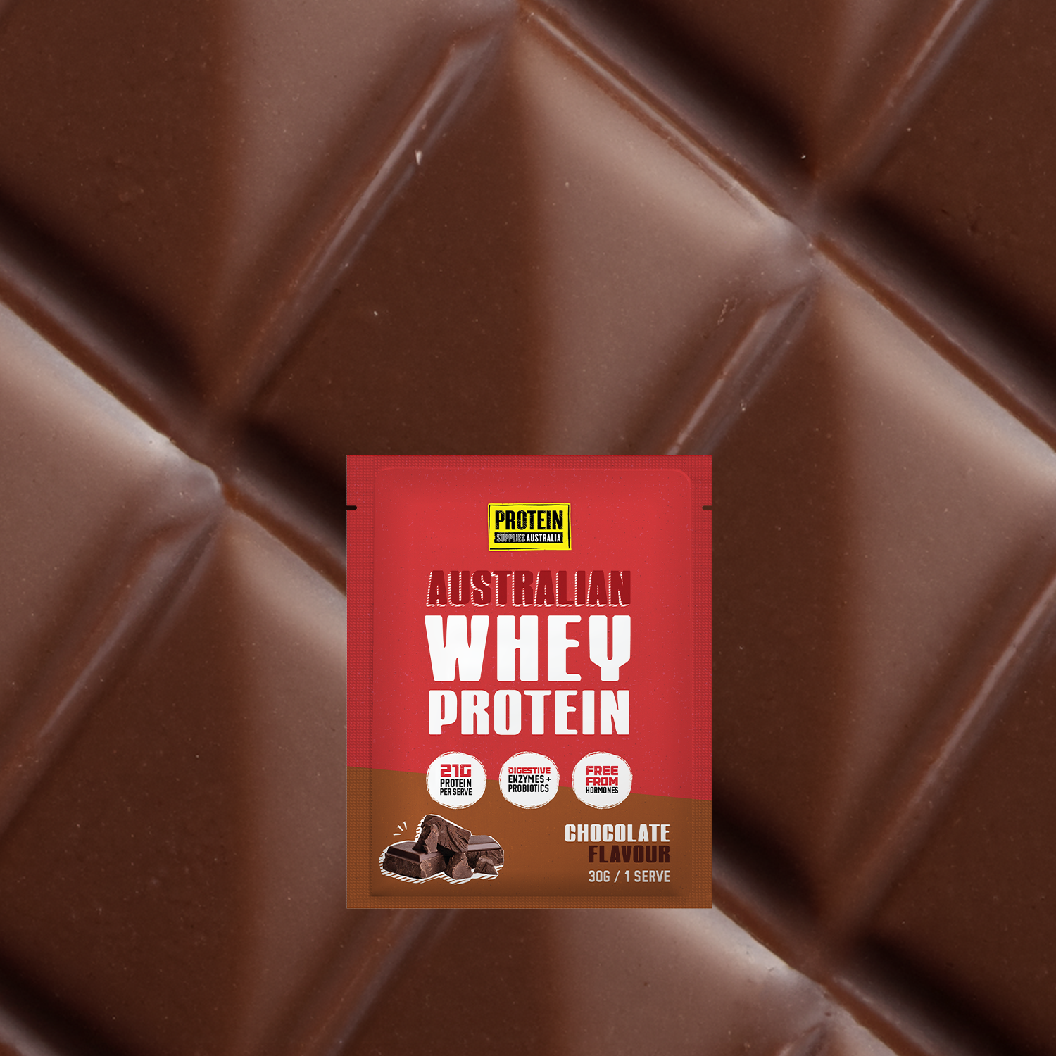 SAMPLE AUSTRALIAN WHEY PROTEIN - CHOCOLATE Protein Supplies Australia