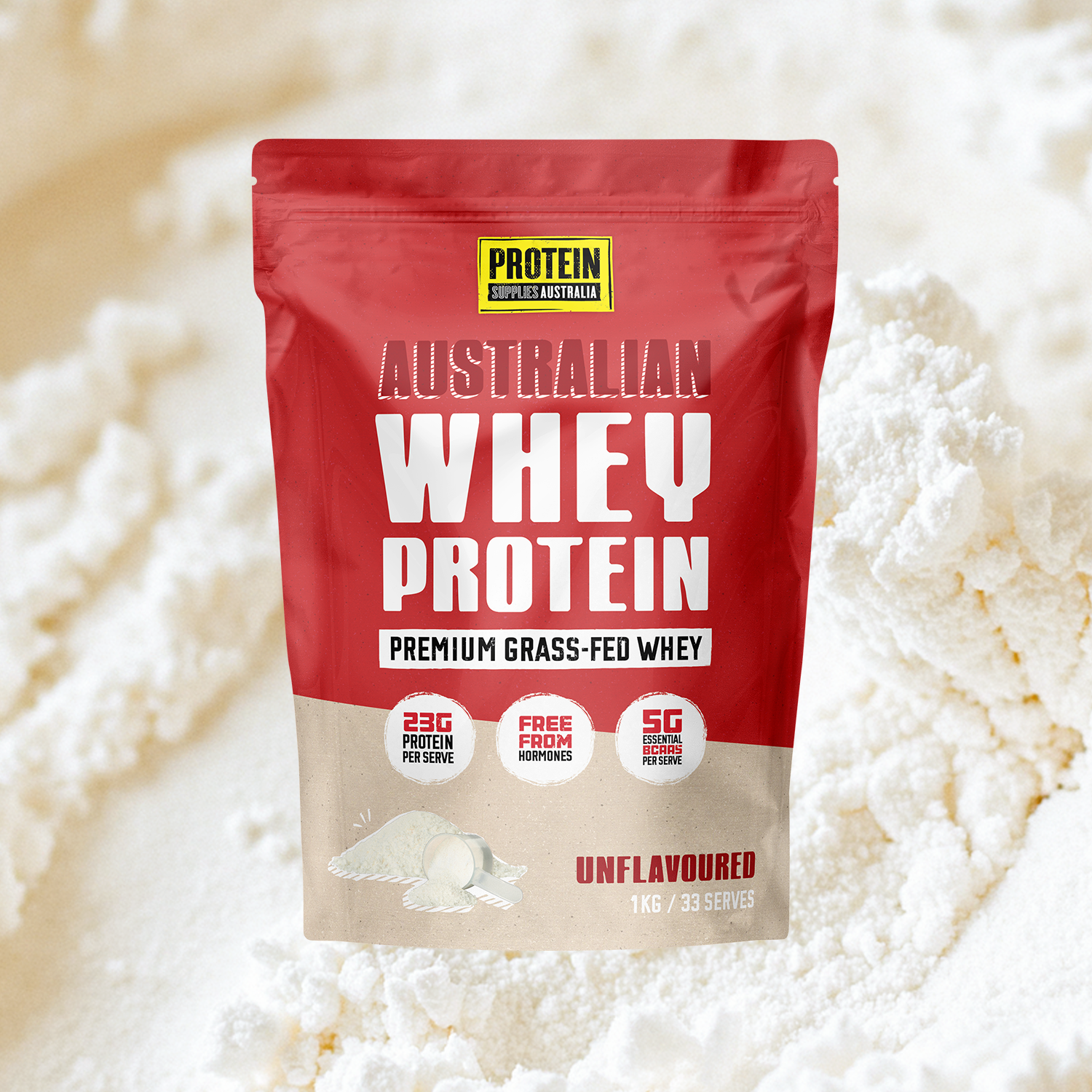 AUSTRALIAN WHEY - UNFLAVOURED Sports & Energy Drinks Protein Supplies Australia