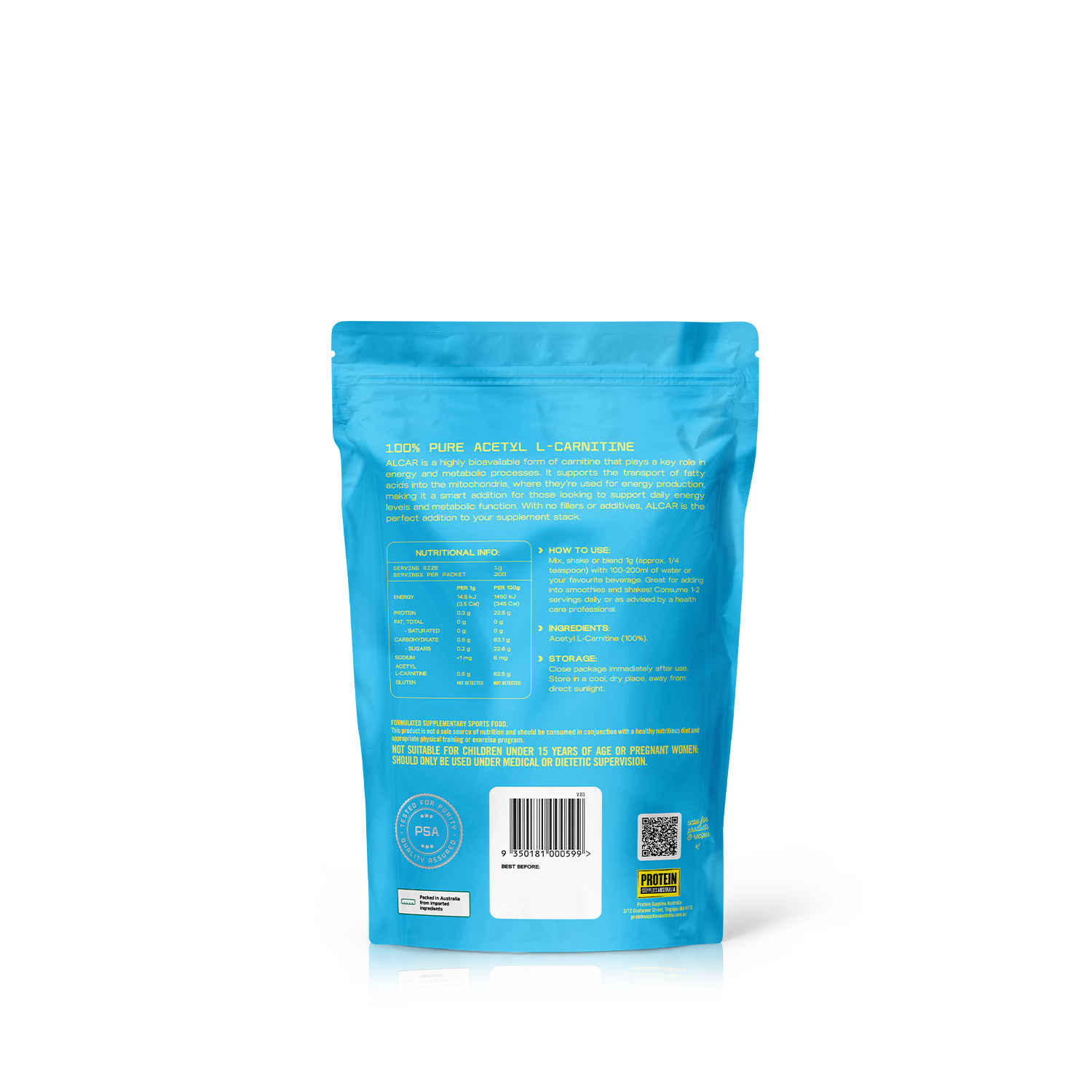 ALCAR - PURE Aminos Protein Supplies Australia