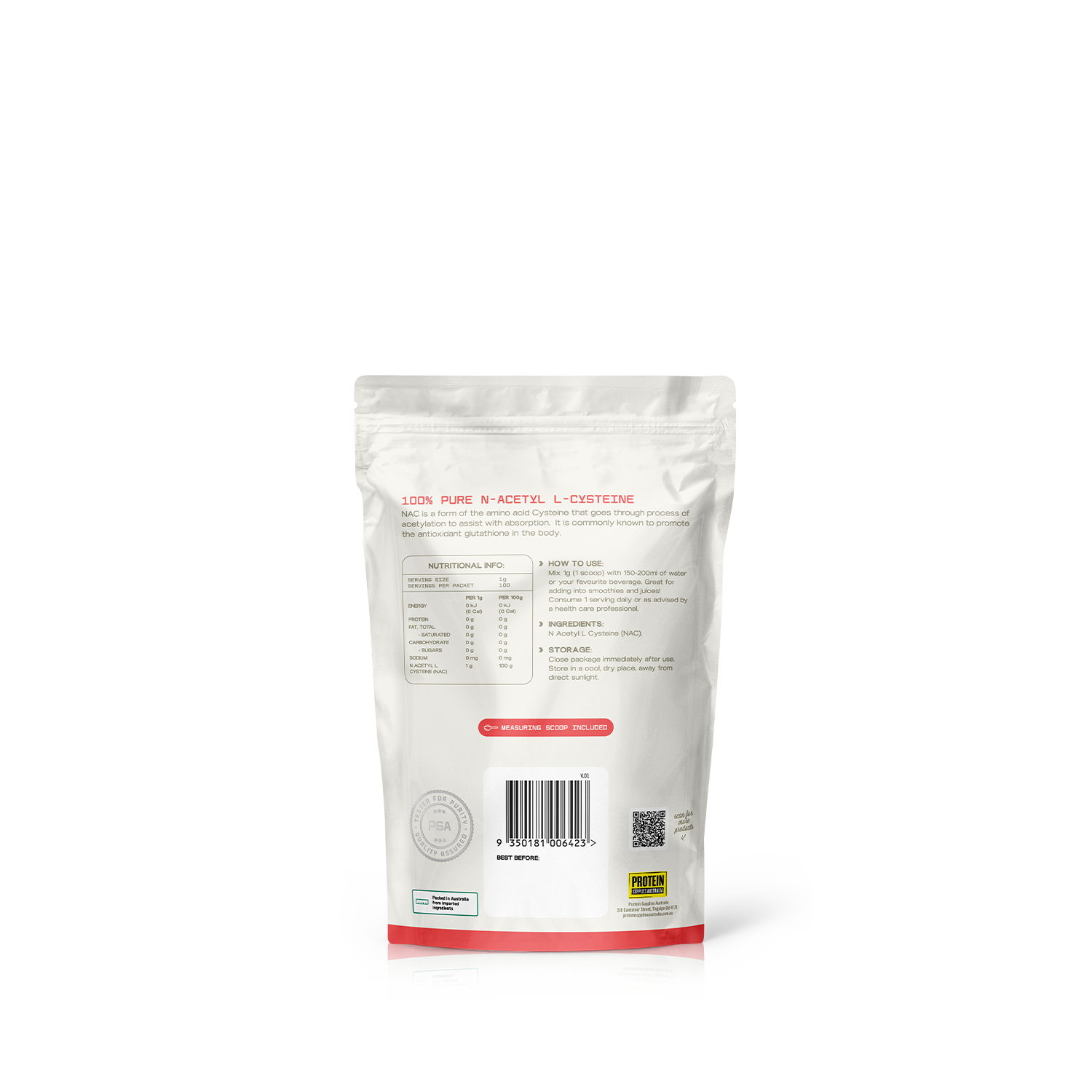 NAC POWDER - PURE Protein Supplies Australia