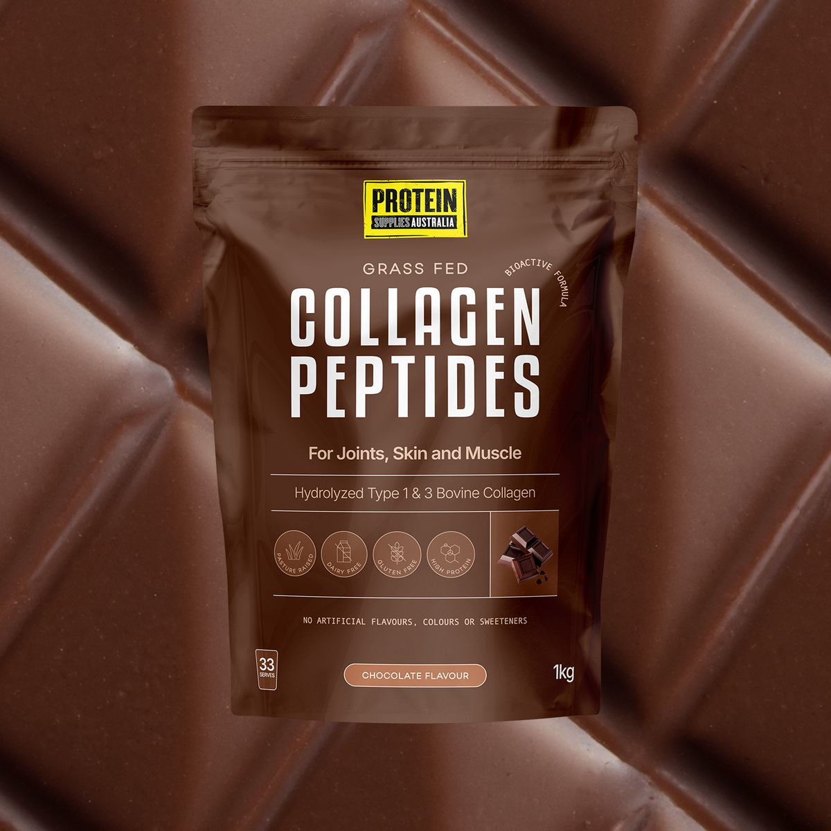 COLLAGEN PEPTIDES - CHOCOLATE Protein Protein Supplies Australia