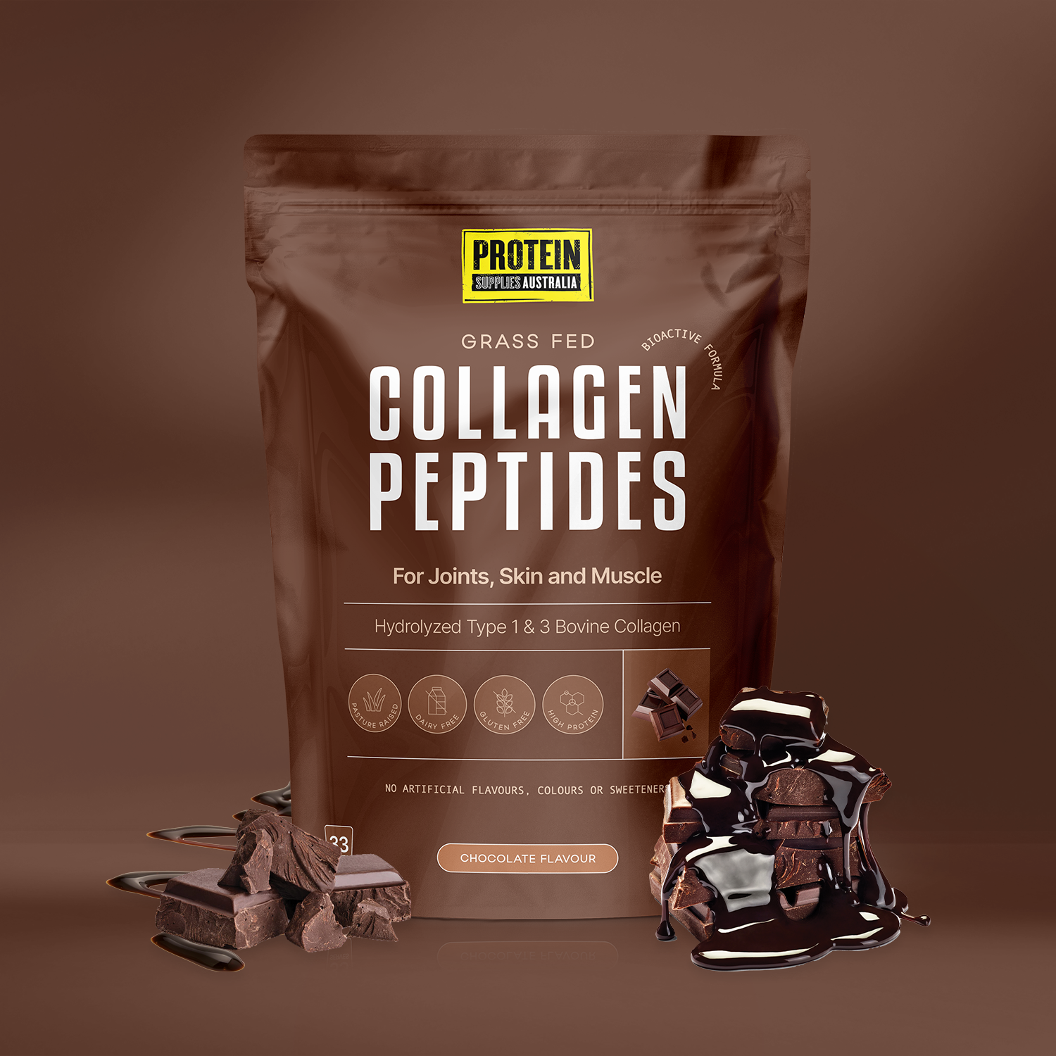 COLLAGEN PEPTIDES - CHOCOLATE Protein Protein Supplies Australia