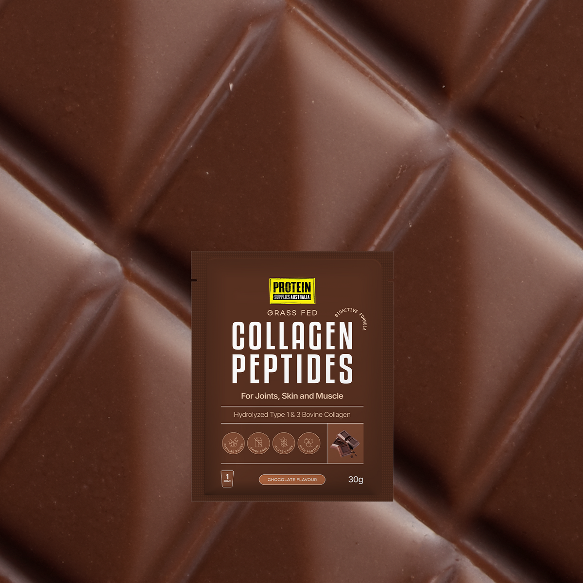 SAMPLE COLLAGEN PEPTIDES - CHOCOLATE Protein Protein Supplies Australia