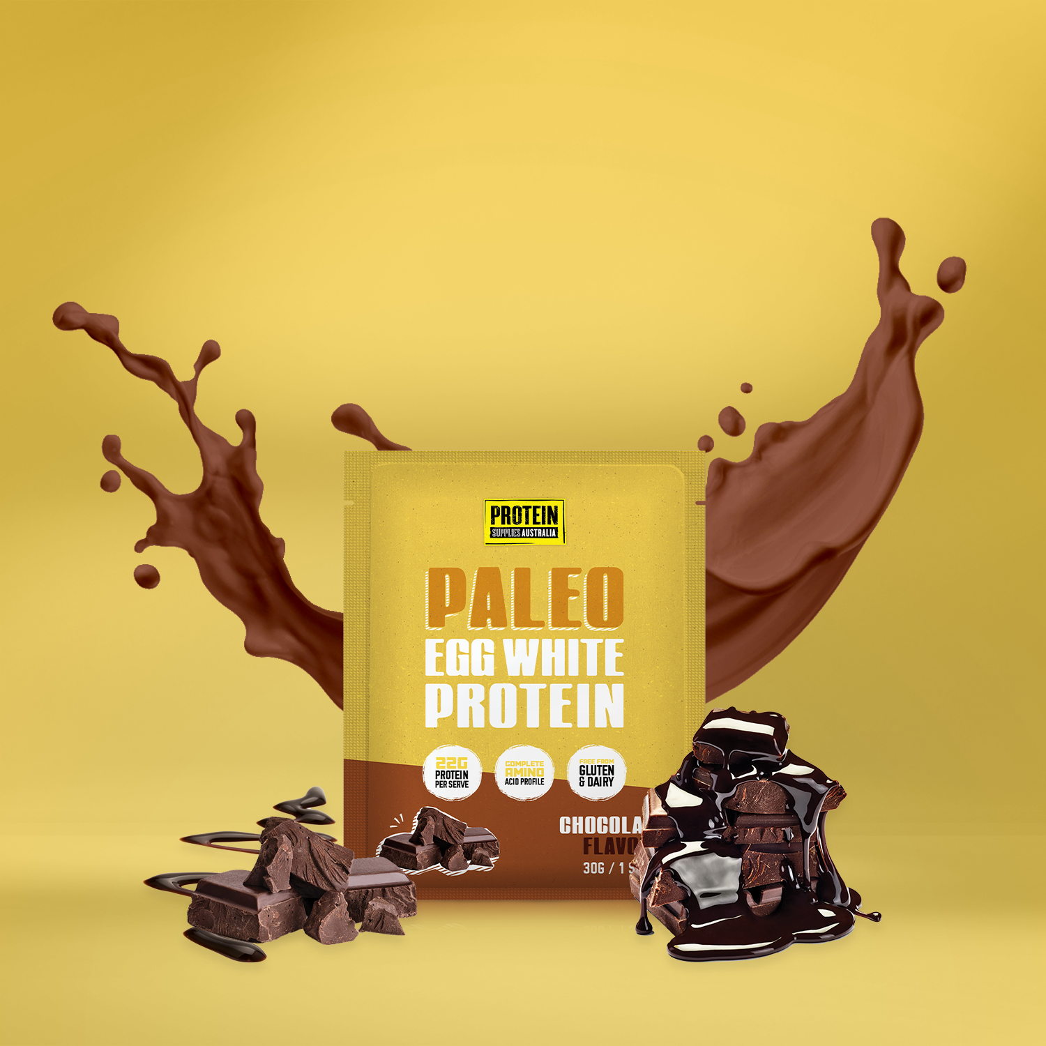 SAMPLE EGG WHITE PROTEIN - CHOCOLATE Sports & Energy Drinks Protein Supplies Australia