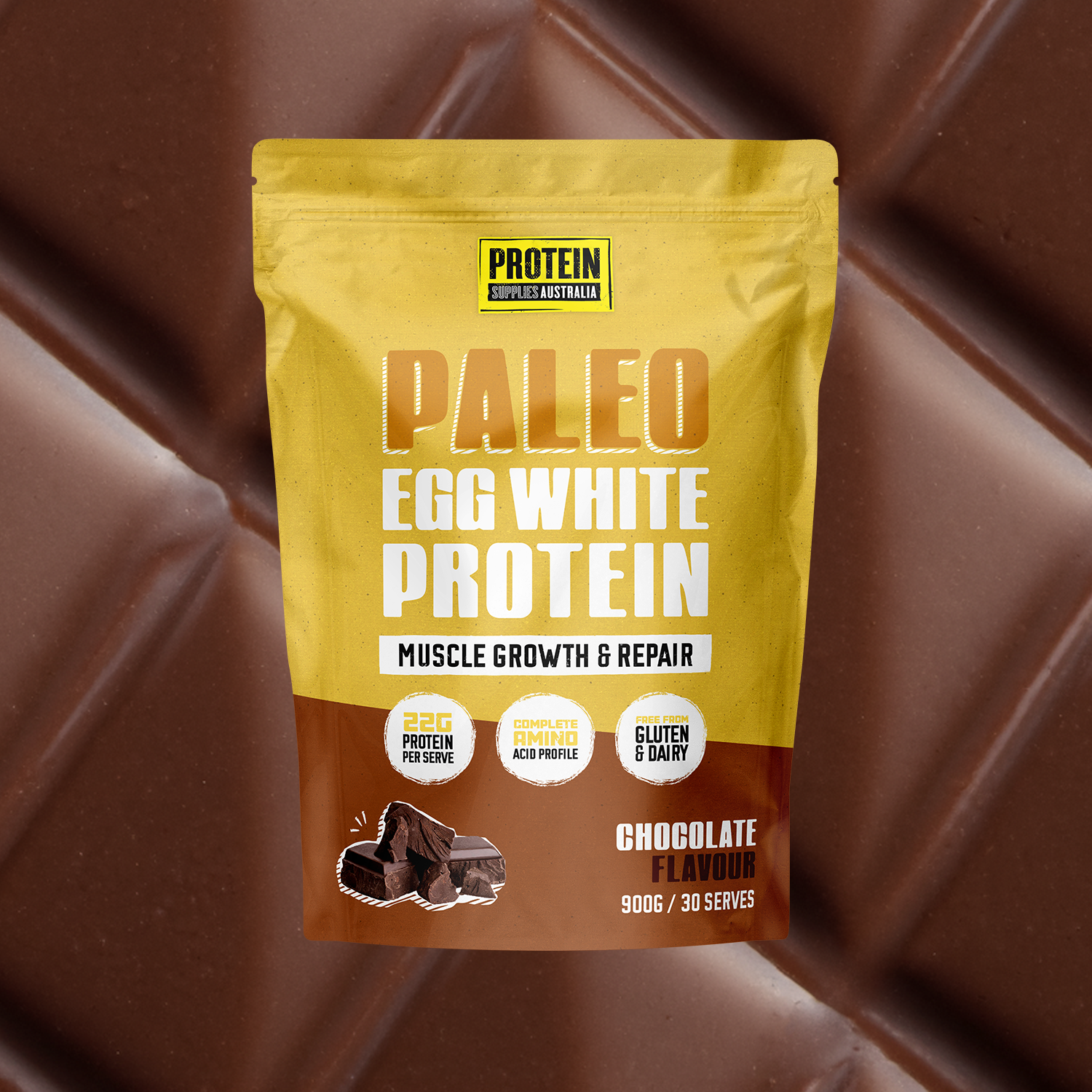 EGG WHITE PROTEIN - CHOCOLATE Sports & Energy Drinks Protein Supplies Australia
