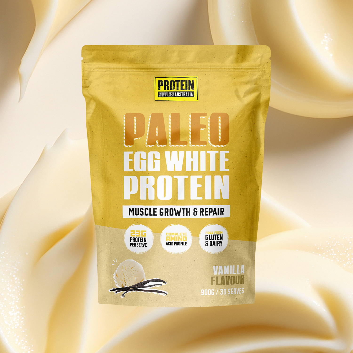 EGG WHITE PROTEIN - VANILLA Protein Protein Supplies Australia