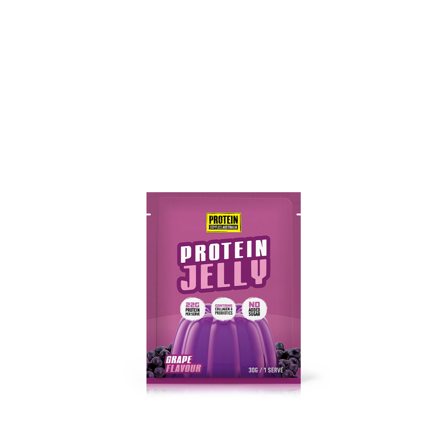 PROTEIN JELLY - GRAPE Protein Protein Supplies Australia Single Serve Sachet (30g)