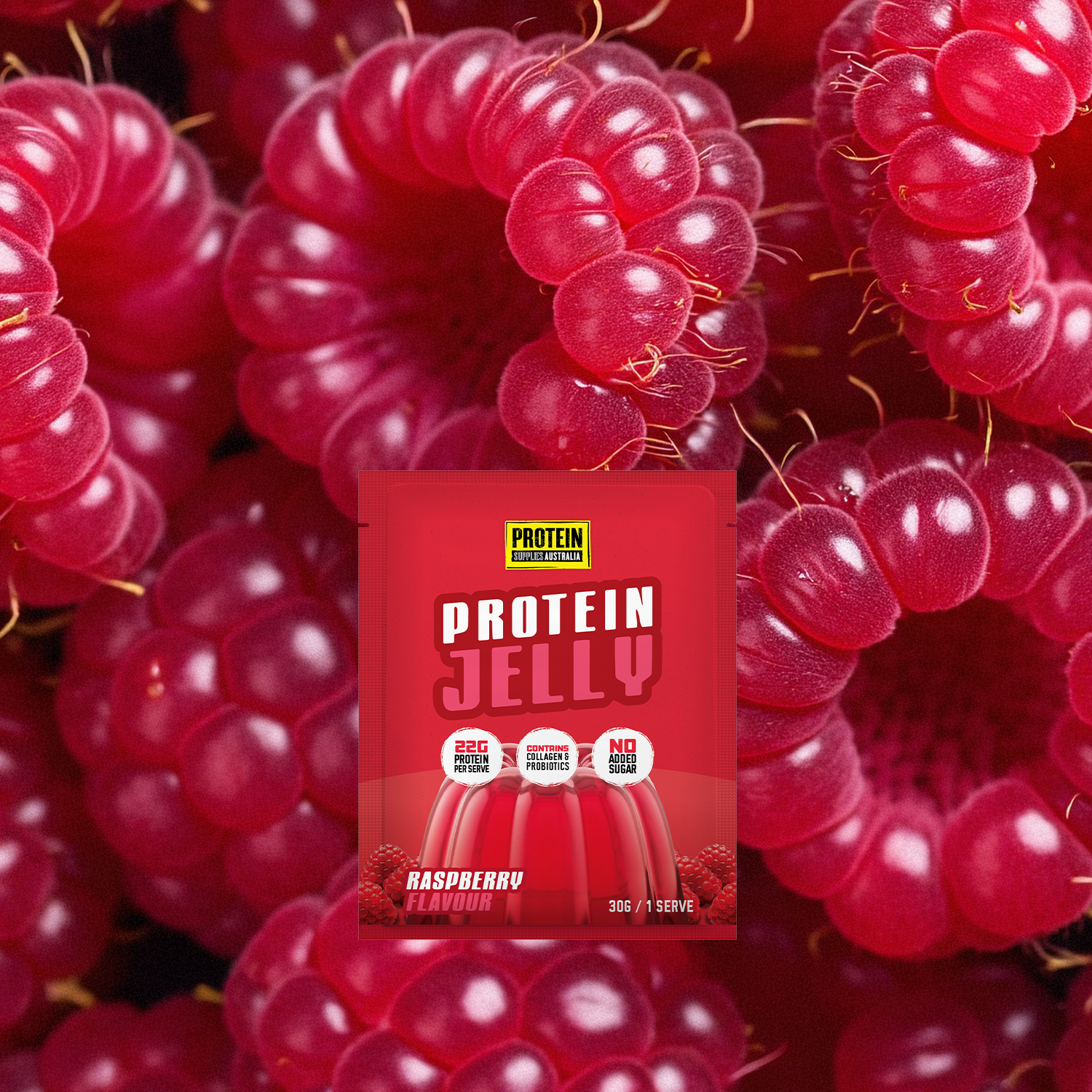 PROTEIN JELLY - RASPBERRY Protein Protein Supplies Australia