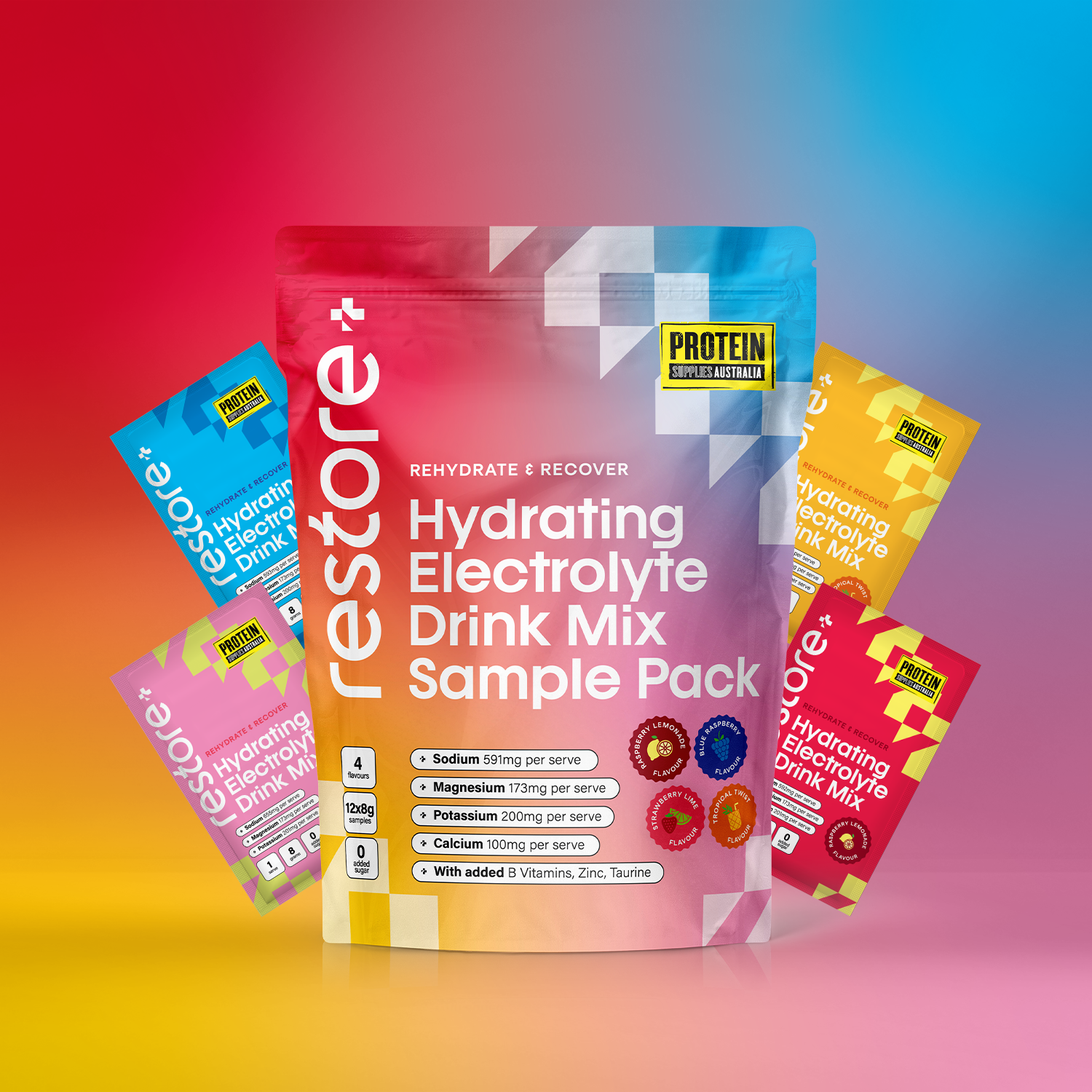 RESTORE HYDRATION - SAMPLE PACK Sports & Energy Drinks Protein Supplies Australia