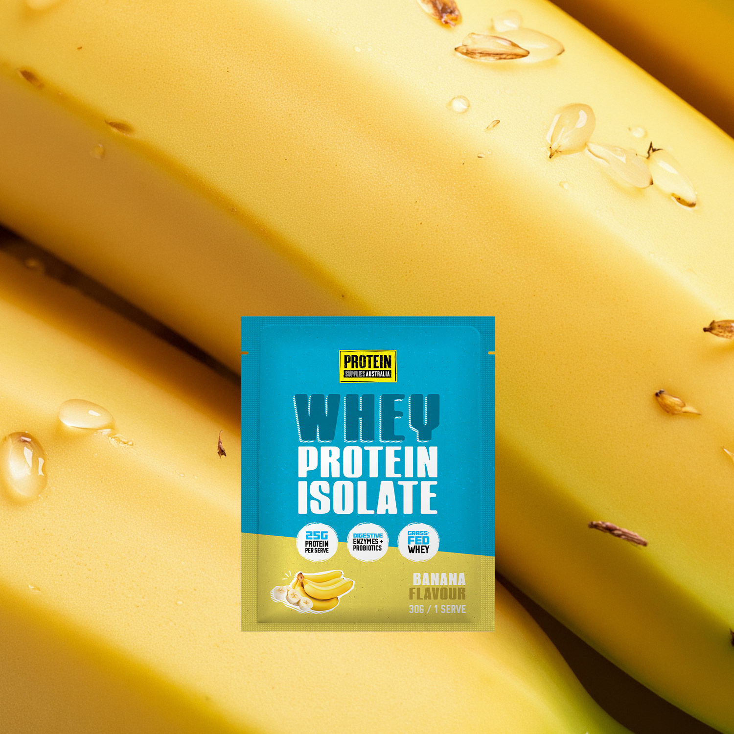 SAMPLE WHEY ISOLATE (WPI) - BANANA Protein Protein Supplies Australia