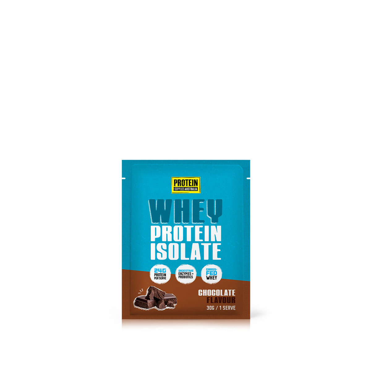 SAMPLE WHEY ISOLATE (WPI) - CHOCOLATE Protein Protein Supplies Australia 30G Single Serve