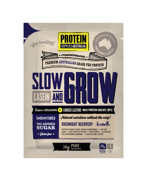 Slow & Grow Casein Pure - Protein Supplies Australia