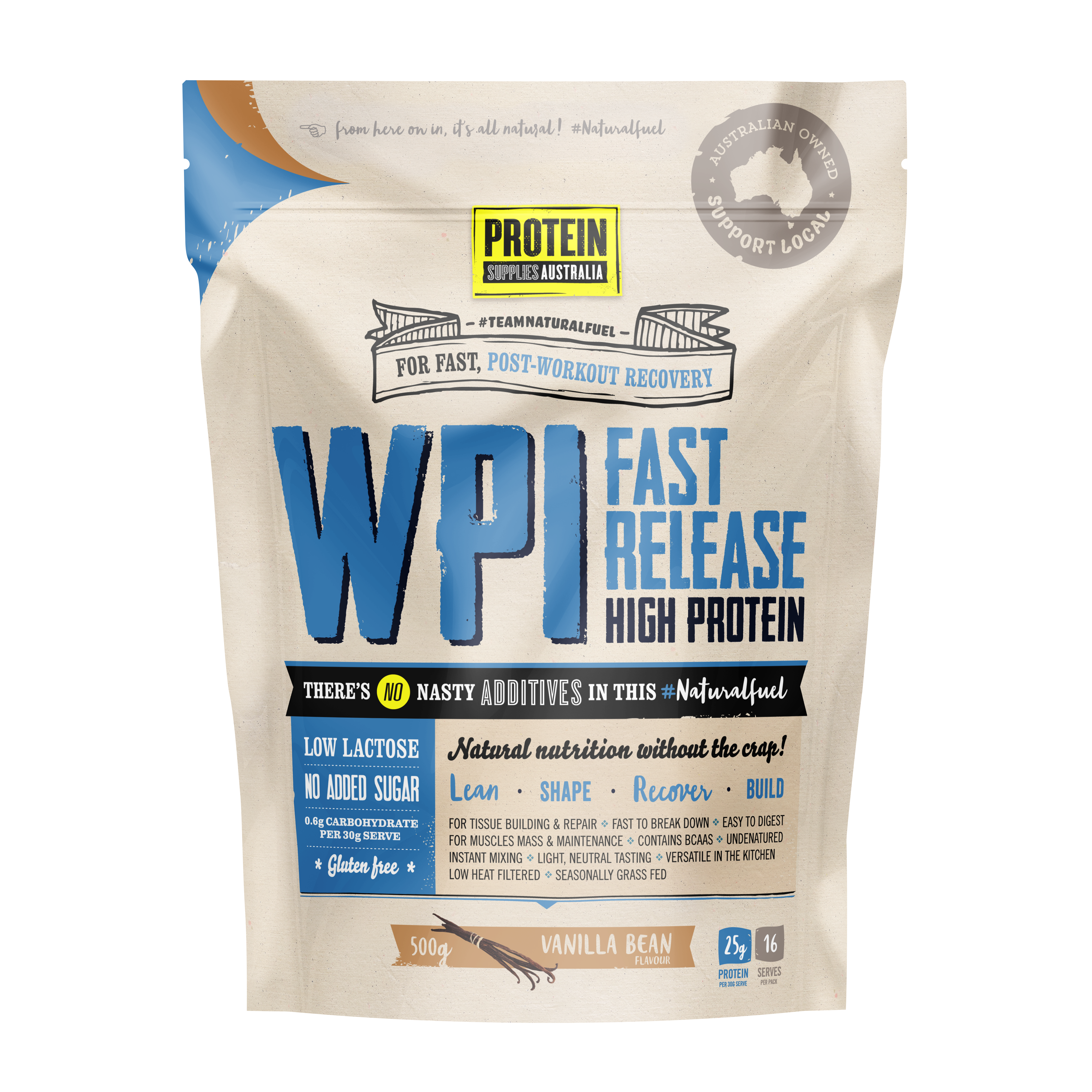 WPI Vanilla Bean - Protein Supplies Australia