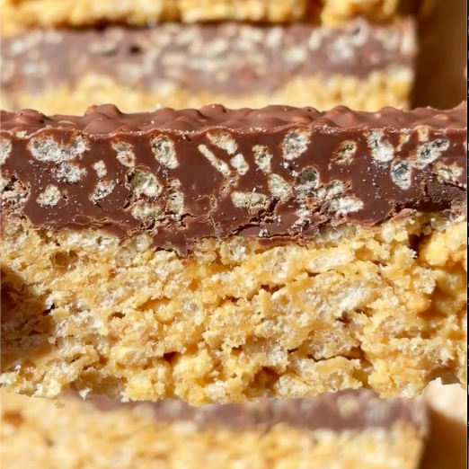 Choc Vanilla Crispy Slice with Collagen