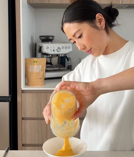 Coconut Mango & Passionfruit Chia Pudding With Collagen