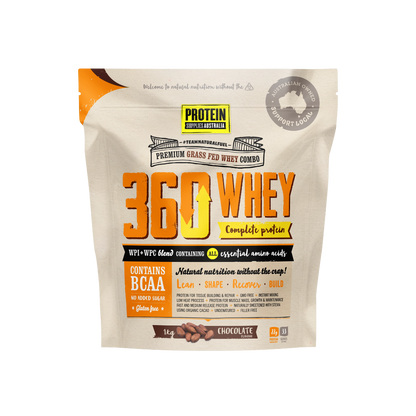 360 WHEY (WPC + WPI) - CHOCOLATE Sports & Energy Drinks Protein Supplies Australia 1KG