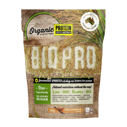 BROWN RICE PROTEIN - VANILLA CINNAMON