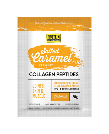 SAMPLE COLLAGEN PEPTIDES - SALTED CARAMEL Sports & Energy Drinks Protein Supplies Australia