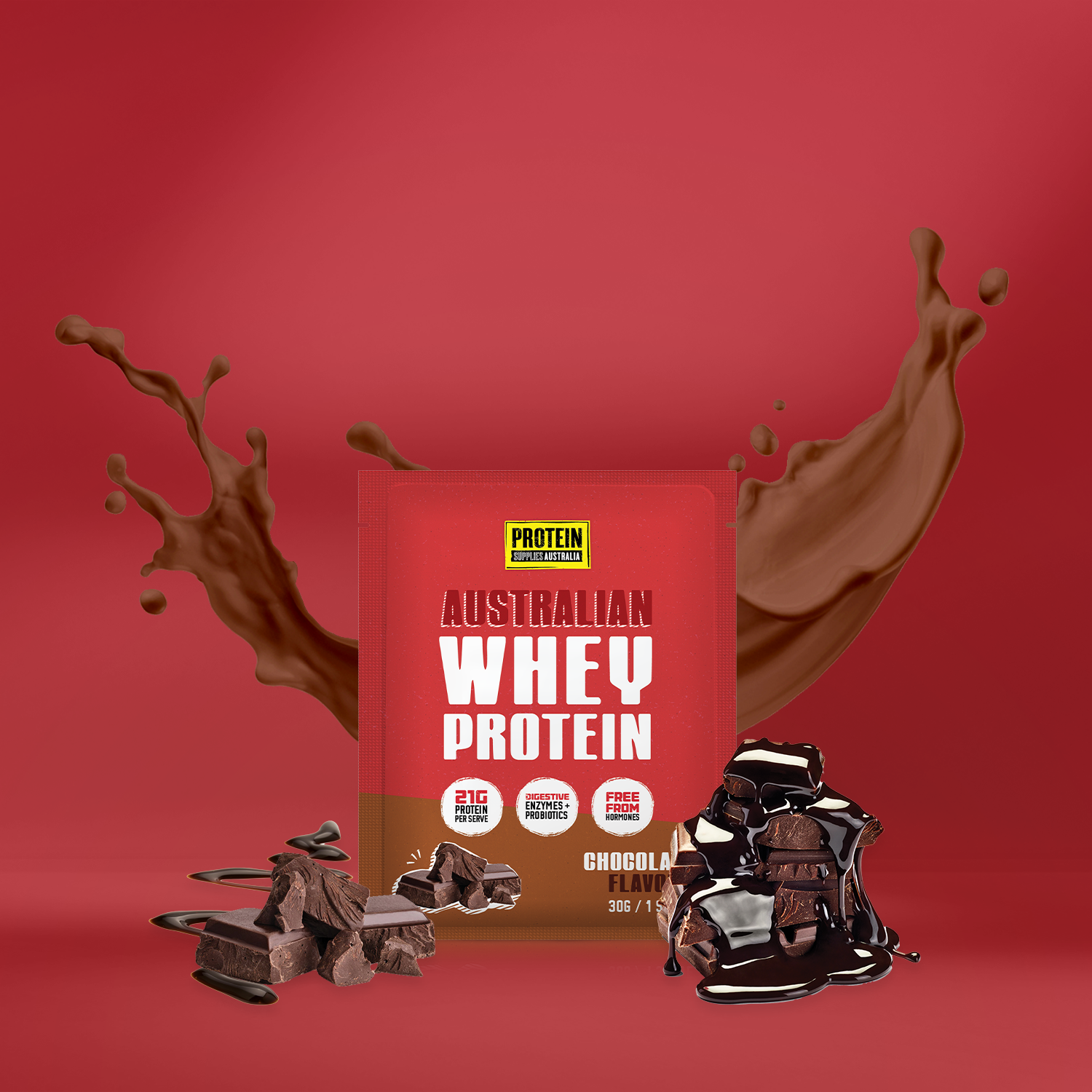 SAMPLE AUSTRALIAN WHEY PROTEIN - CHOCOLATE Protein Supplies Australia