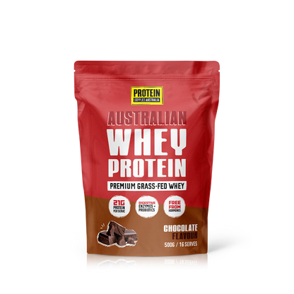 AUSTRALIAN WHEY PROTEIN - CHOCOLATE Protein Supplies Australia 500g
