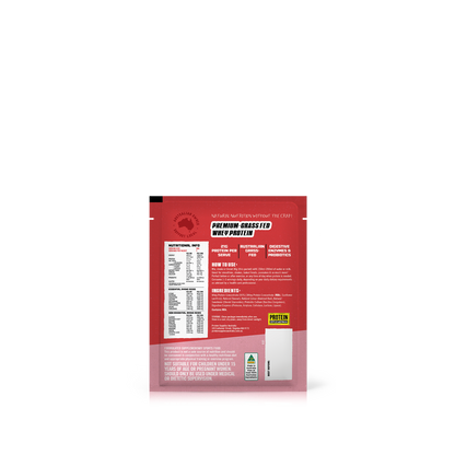 SAMPLE AUSTRALIAN WHEY PROTEIN - STRAWBERRY Protein Supplies Australia