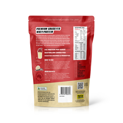 AUSTRALIAN WHEY PROTEIN - VANILLA Protein Supplies Australia