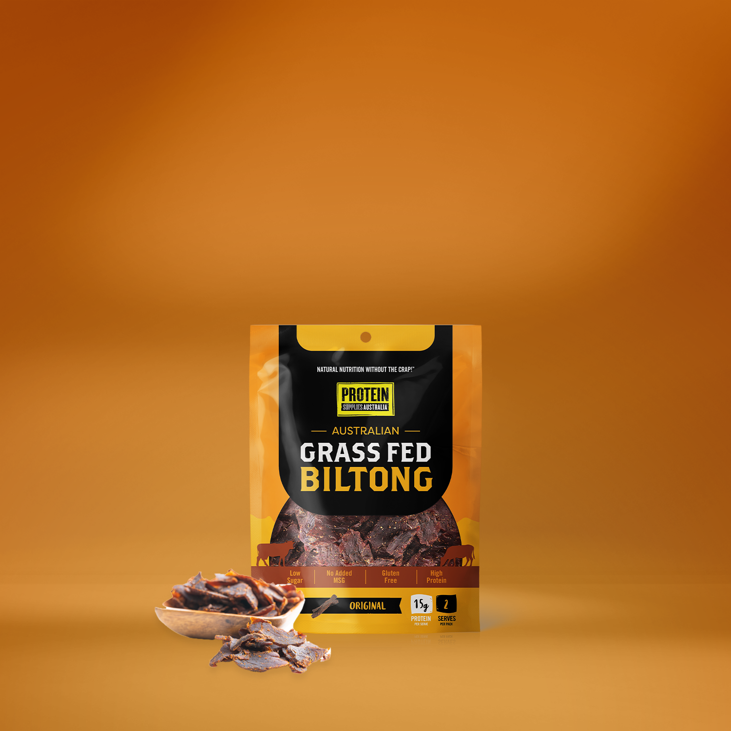 GRASS-FED BILTONG - ORIGINAL Biltong Protein Supplies Australia