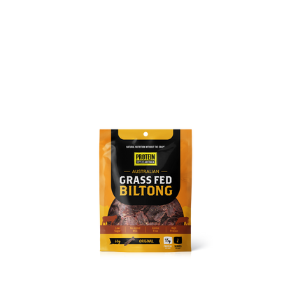 GRASS-FED BILTONG - ORIGINAL Biltong Protein Supplies Australia Single Sachet (60g)