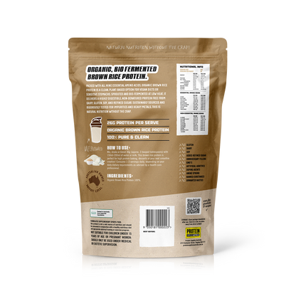 BROWN RICE PROTEIN - UNFLAVOURED