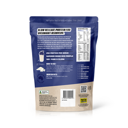 MICELLAR CASEIN PROTEIN - UNFLAVOURED Protein Protein Supplies Australia