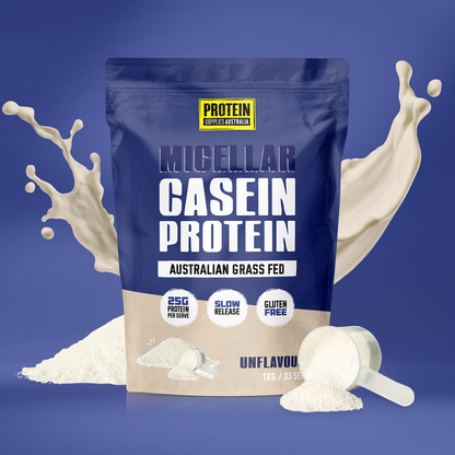 MICELLAR CASEIN PROTEIN - UNFLAVOURED Protein Protein Supplies Australia