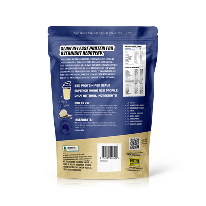 MICELLAR CASEIN PROTEIN - VANILLA Sports & Energy Drinks Protein Supplies Australia