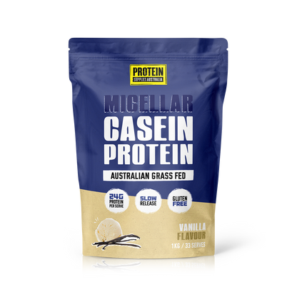 MICELLAR CASEIN PROTEIN - VANILLA Sports & Energy Drinks Protein Supplies Australia 1KG