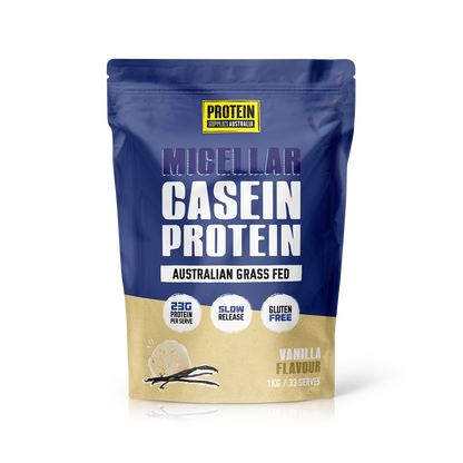 MICELLAR CASEIN PROTEIN - VANILLA Sports & Energy Drinks Protein Supplies Australia 1KG