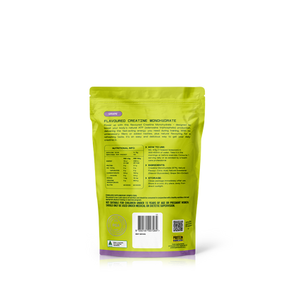 CREATINE - GRAPE Sports & Energy Drinks Protein Supplies Australia