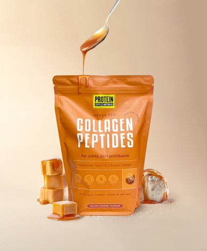 COLLAGEN PEPTIDES - SALTED CARAMEL Sports & Energy Drinks Protein Supplies Australia
