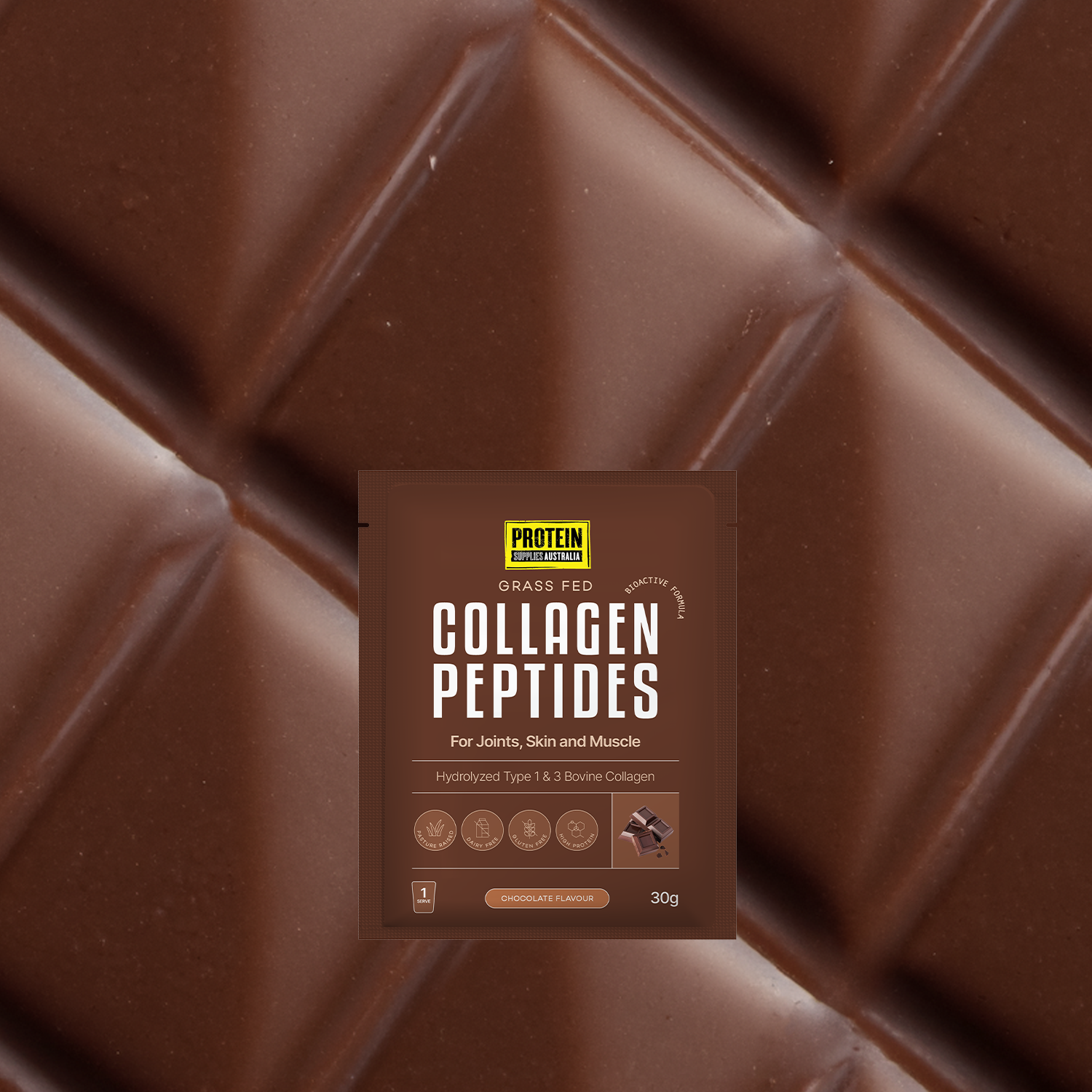 SAMPLE COLLAGEN PEPTIDES - CHOCOLATE Protein Protein Supplies Australia
