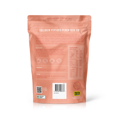 COLLAGEN PEPTIDES - PEACH ICED TEA collagen Protein Supplies Australia