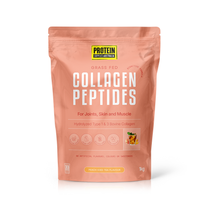COLLAGEN PEPTIDES - PEACH ICED TEA collagen Protein Supplies Australia 1KG
