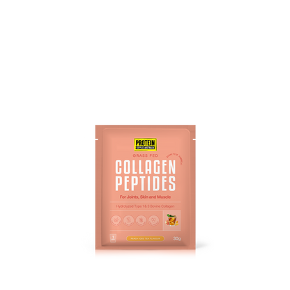 SAMPLE COLLAGEN PEPTIDES - PEACH ICED TEA collagen Protein Supplies Australia 30G Single Serve