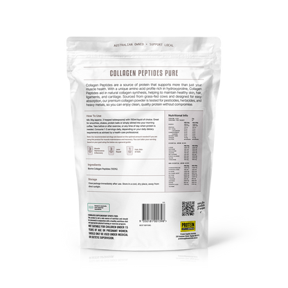 COLLAGEN PEPTIDES - UNFLAVOURED Sports & Energy Drinks Protein Supplies Australia