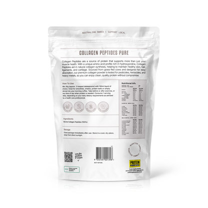 COLLAGEN PEPTIDES - UNFLAVOURED Sports & Energy Drinks Protein Supplies Australia