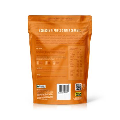 COLLAGEN PEPTIDES - SALTED CARAMEL Sports & Energy Drinks Protein Supplies Australia