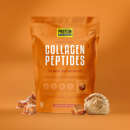 COLLAGEN PEPTIDES - SALTED CARAMEL Sports & Energy Drinks Protein Supplies Australia