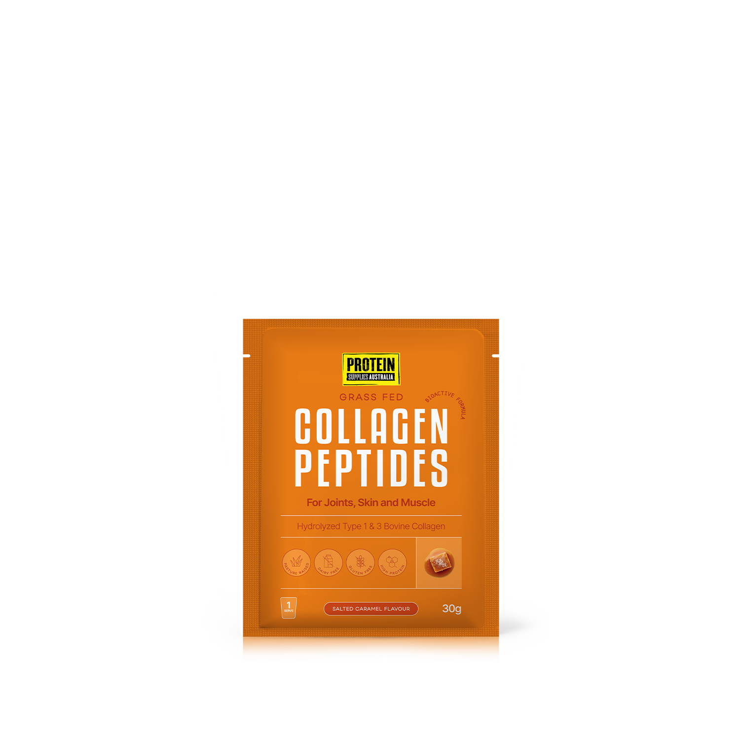 SAMPLE COLLAGEN PEPTIDES - SALTED CARAMEL Sports & Energy Drinks Protein Supplies Australia